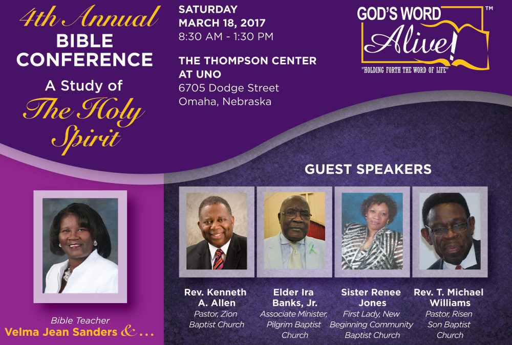The 4th Annual “God’s Word, Alive!” Bible Conference